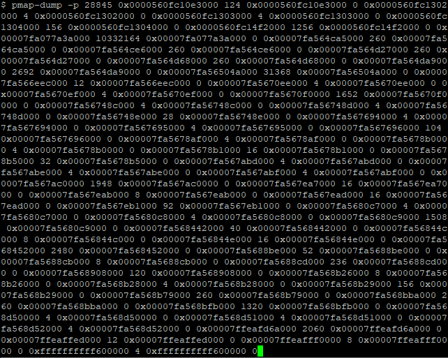 Dump Process Memory